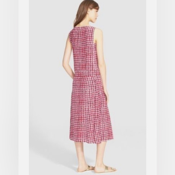 Tory Burch Sonda Silk Runway Tea Length Dress $595 Size 12 - Picture 4 of 12